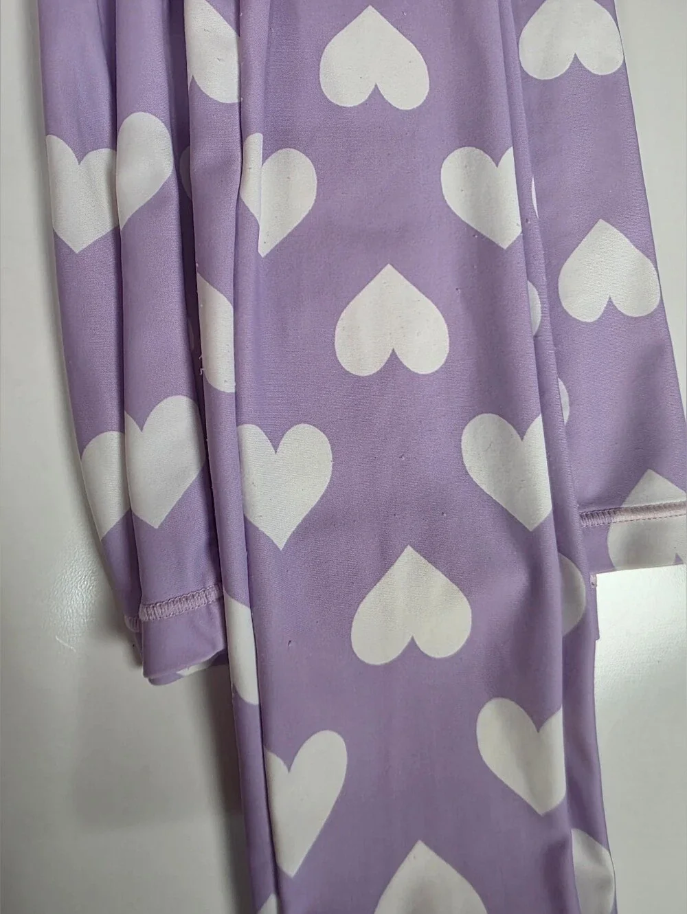 Tucker + Tate Girls Size 8 Lavender Heart Rash Guard Swim Set